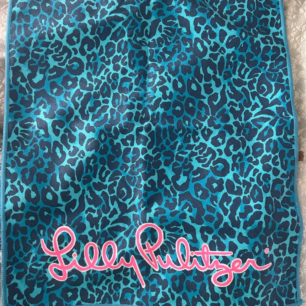 Lilly Pulitzer sweat towel